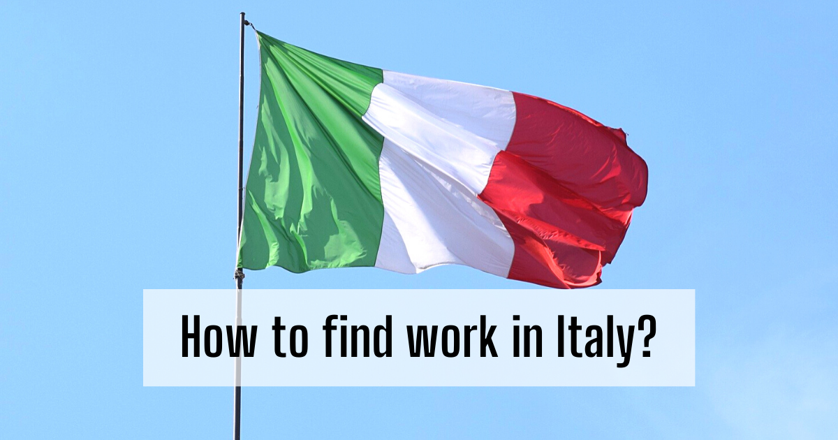 working in italy as an american